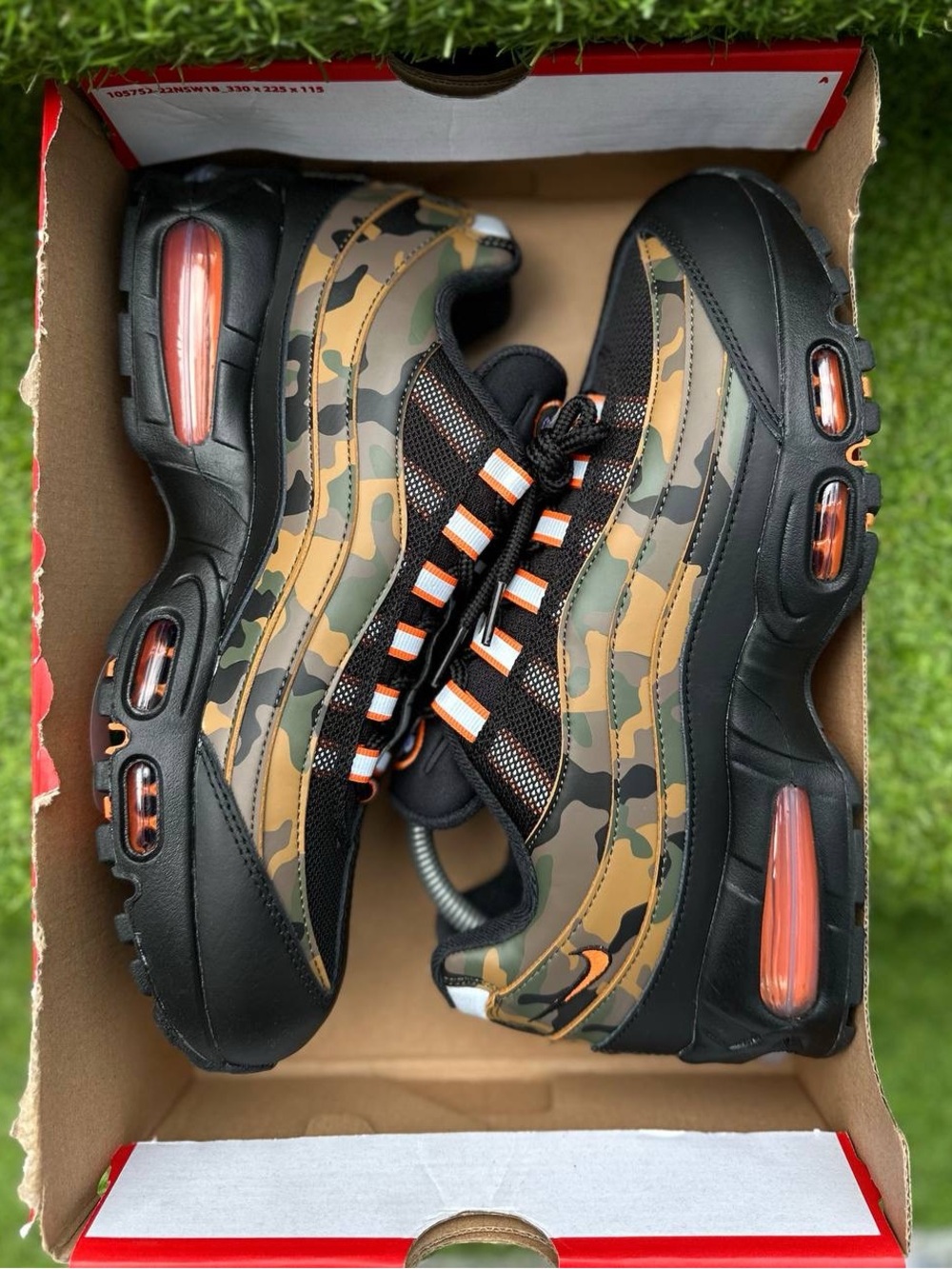 Nike Air Max 95 Safety Orange Camo Men’s Shoes Brand New
Style code: HQ1973-001